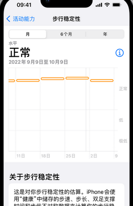 巨野iPhone手机维修如何在iPhone开启'步行稳定性通知'