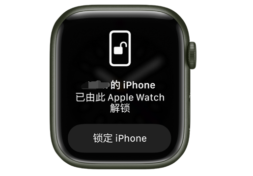 巨野苹果手机维修分享用 AppleWatch 解锁配备面容 ID 的 iPhone方法 