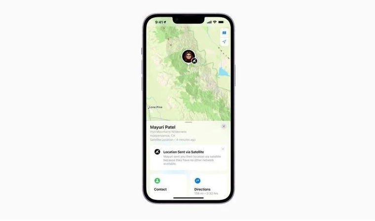 巨野苹果14维修分享iPhone14系列中 FindMy功能通过卫星分享位置方法教程 
